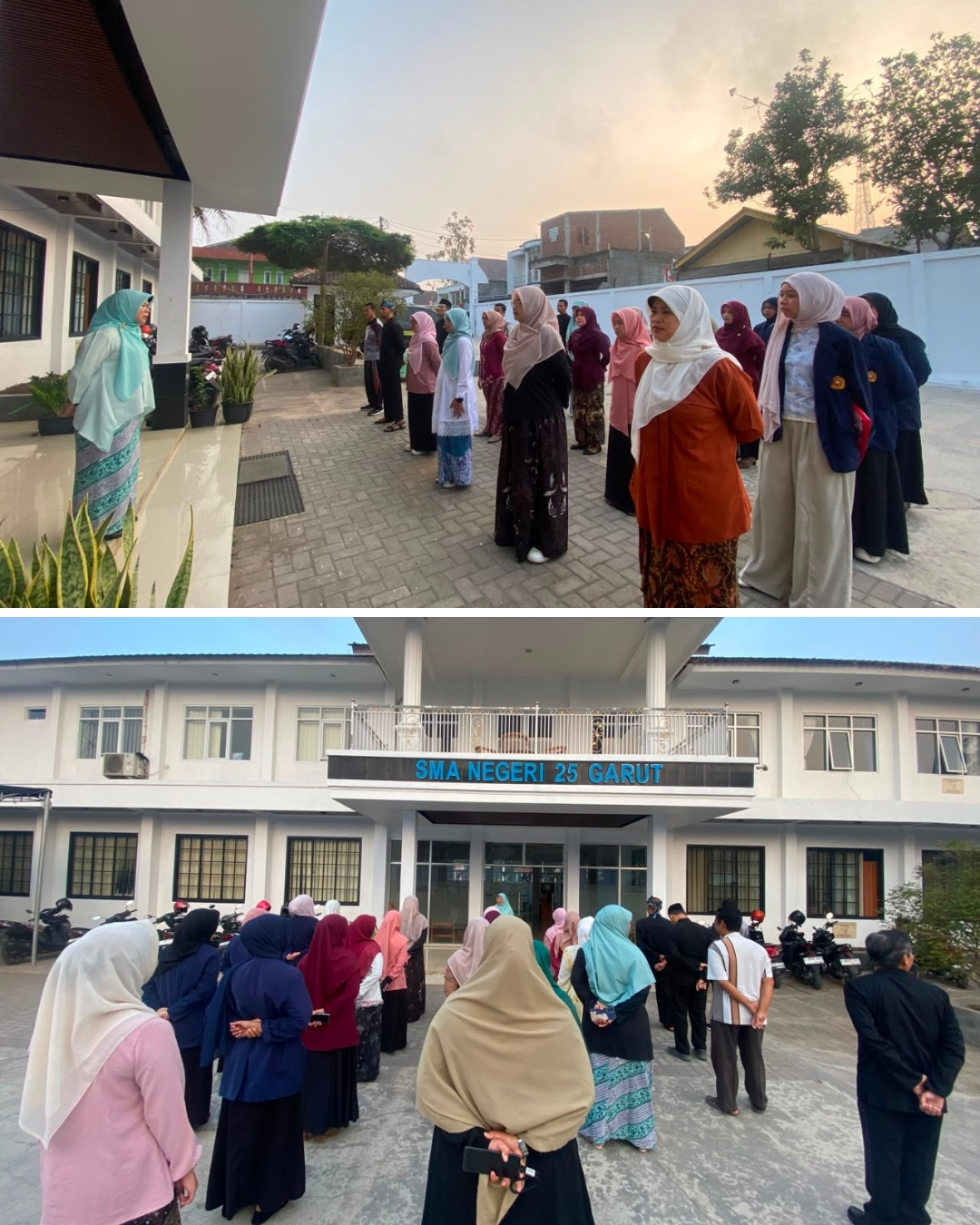 Apel Pagi GTK: Tingkatkan Budaya Bersih di Lingkungan Sekolah