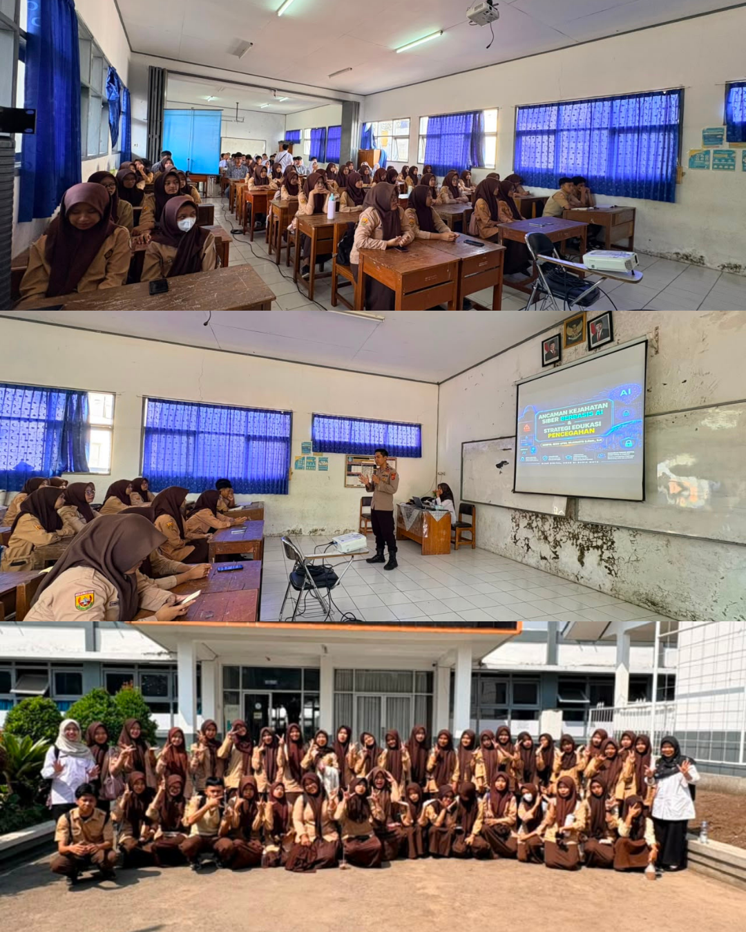 Tingkatkan Kecakapan Digital, Siswa SMAN 25 Garut Ikuti Pelatihan Bersama Kemendikdasmen dan Polri