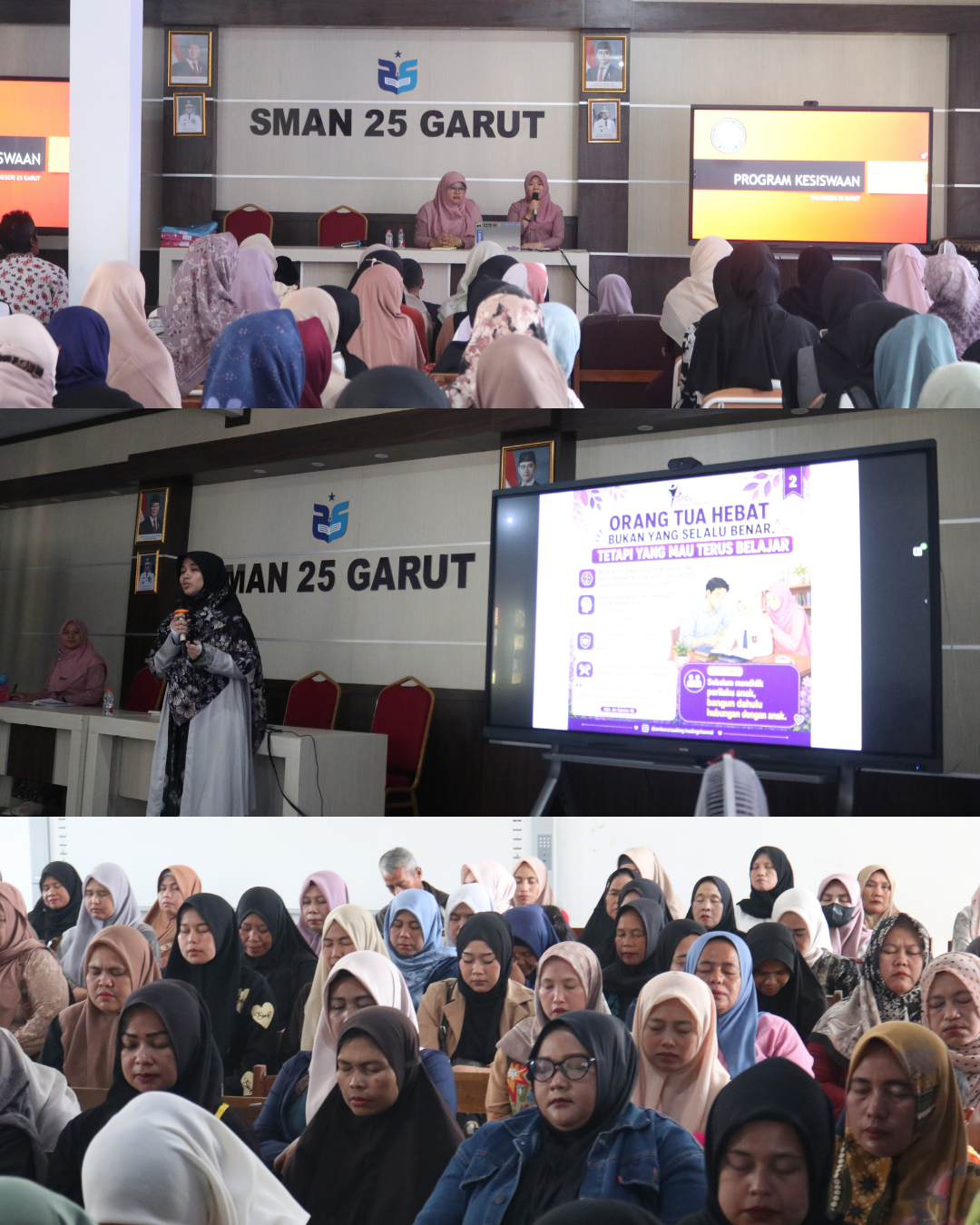 SMAN 25 Garut Perkuat Sinergi Sekolah dan Orang Tua melalui Parenting dan Pemaparan Program Sekolah