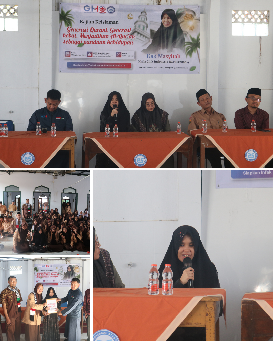 SMAN 25 Garut Gelar Kajian Keislaman Bersama Grow Up Institute Humanity, Dirangkaikan dengan Donasi untuk NTT